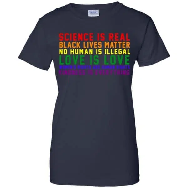 Science Is Real Black Lives Matter No Human Is Illegal - LGBT Shirt, Hoodie, Tank 13