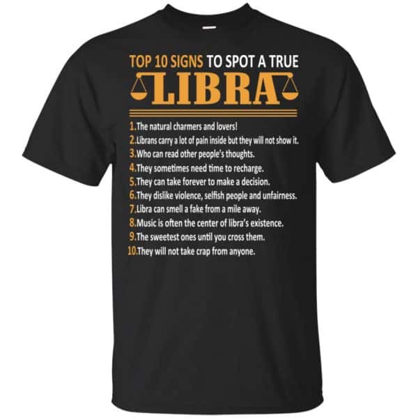 Top 10 Signs To Spot A True Libra Shirt, Hoodie, Tank 3