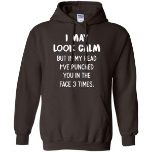 I May Look Calm But In My Head I've Punched You In The Face 3 Times Shirt, Hoodie, Tank 20