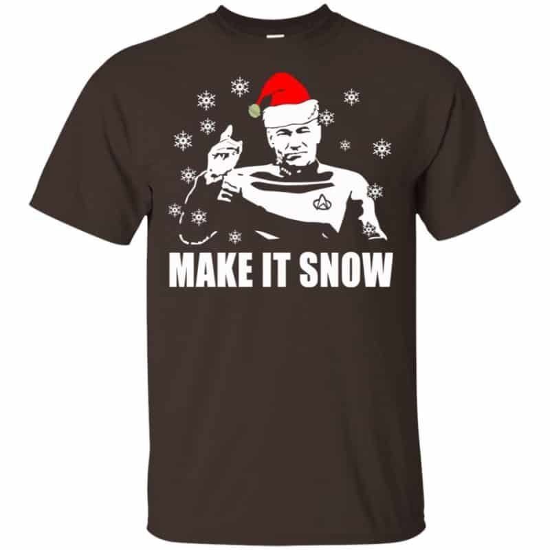 Make It Snow Star Trek Shirt, Hoodie, Tank | 0sTees