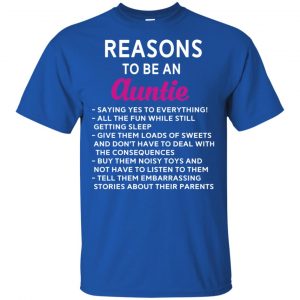 Reasons To Be A Auntie Shirt, Hoodie, Tank 16
