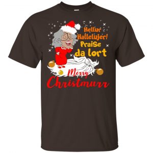 Hellur Hallelujer Praise Da Lort Merry Christmas Shirt, Hoodie, Tank Apparel 2