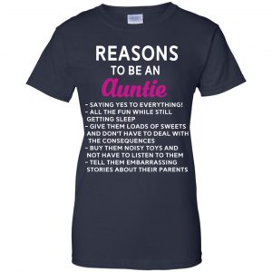 Reasons To Be A Auntie Shirt, Hoodie, Tank 24