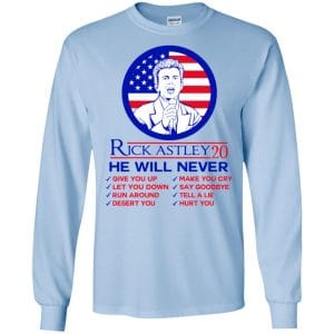 Rick Astley 2020 He Will Never T-Shirts, Hoodie, Tank 19