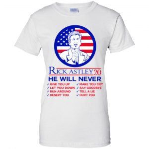 Rick Astley 2020 He Will Never T-Shirts, Hoodie, Tank 24