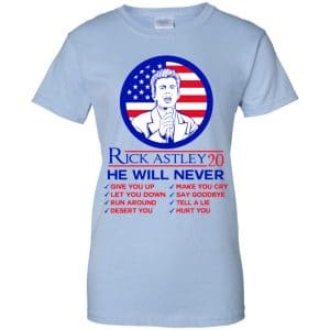 Rick Astley 2020 He Will Never T-Shirts, Hoodie, Tank 25