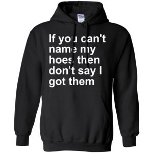 If You Can't Name My Hoes Then Don't Say I Got Them Shirt, Hoodie, Tank 18
