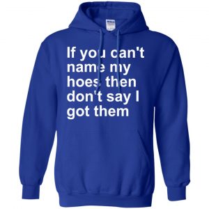 If You Can't Name My Hoes Then Don't Say I Got Them Shirt, Hoodie, Tank 21