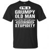 I’m A Grumpy Old Navy Veteran My Level Of Sarcasm Depends On Your Level Of Stupidity Shirt, Hoodie, Tank Apparel
