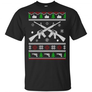 I Want Rifle Guns For Christmas Ugly Christmas Sweater, T-Shirts, Hoodie Apparel
