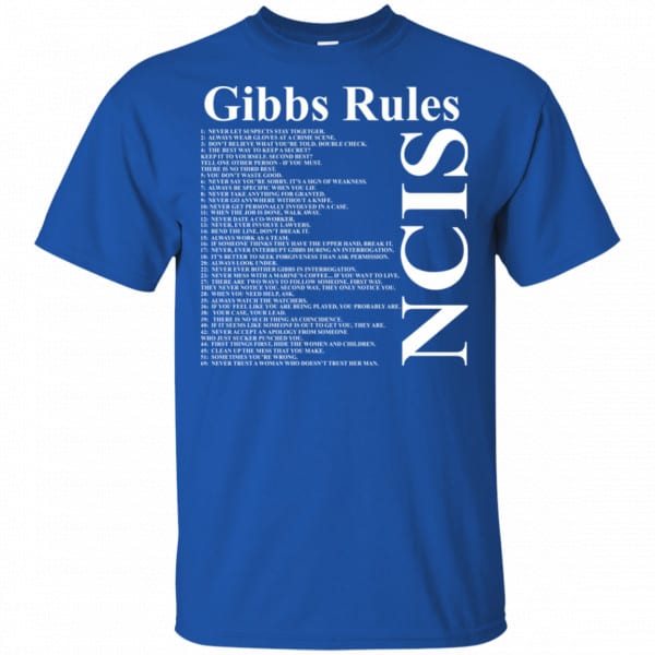 NCIS Gibbs Rules Shirt, Hoodie, Tank Apparel 5