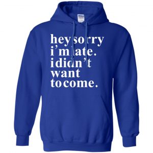 Hey Sorry I'm Late I Didn't Want To Come Shirt, Hoodie, Tank 21 Hey Sorry I'm Late I Didn't Want To Come Shirt, Hoodie, Tank 21