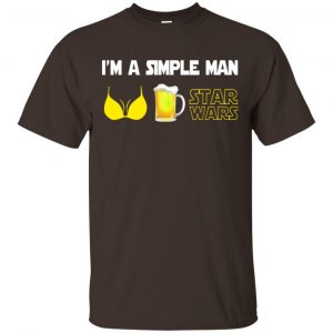 I’m A Simple Man Boobs Beer Star Wars Shirt, Hoodie, Tank Apparel 2