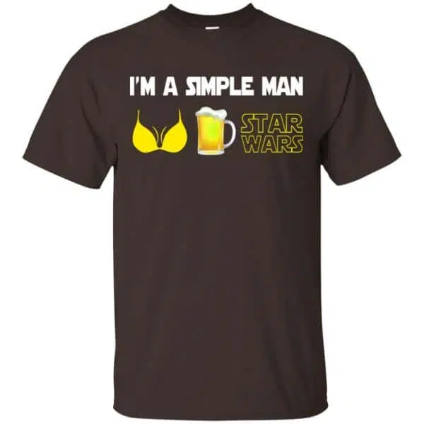 I'm A Simple Man Boobs Beer Star Wars Shirt, Hoodie, Tank 4