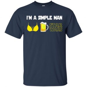 I'm A Simple Man Boobs Beer Star Wars Shirt, Hoodie, Tank 8