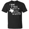 I Think Texas Misses Me Better Start Planning The Next Trip T-Shirts, Hoodie, Tank 1