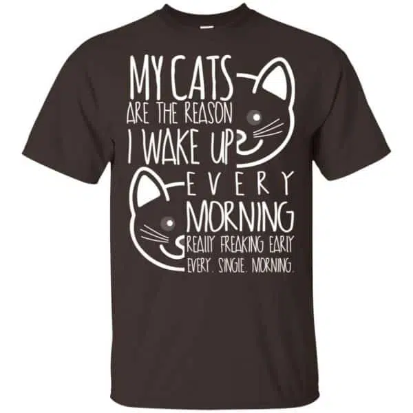 My Cats Are The Reason I Wake Up Every Morning Shirt, Hoodie, Tank 4
