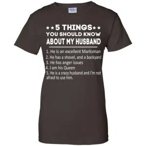 5 Things You Should Know About My Husband T-Shirts, Hoodie, Tank 23
