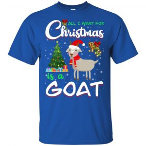 All I Want For Christmas Is A Goat Shirt, Hoodie, Tank 16