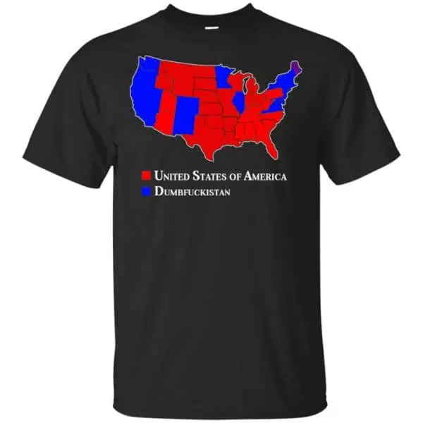 Dumbfuckistan Election Map - Republican Edition Shirt, Hoodie, Tank 3