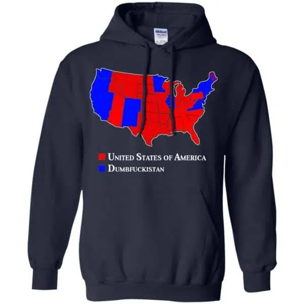 Dumbfuckistan Election Map - Republican Edition Shirt, Hoodie, Tank 8