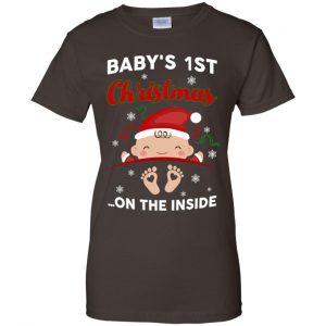 Baby's 1st Christmas On The Inside Shirt, Hoodie, Tank 23