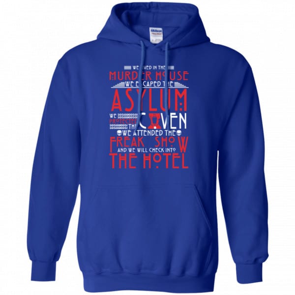 We Lived In The Murder House We Escape The Asylum Shirt, Hoodie, Tank Apparel 10