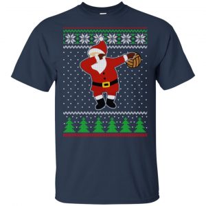 Dabbing Santa Volleyball Ugly Christmas Sweater, T-Shirts, Hoodie 17