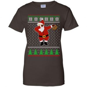 Dabbing Santa Volleyball Ugly Christmas Sweater, T-Shirts, Hoodie 23