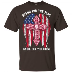 Alabama Crimson Tide: Stand For The Flag Kneel For The Cross Shirt, Hoodie, Tank Apparel 2