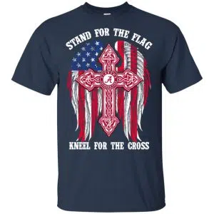 Alabama Crimson Tide: Stand For The Flag Kneel For The Cross Shirt, Hoodie, Tank 17
