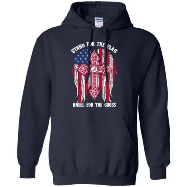 Alabama Crimson Tide: Stand For The Flag Kneel For The Cross Shirt, Hoodie, Tank 8
