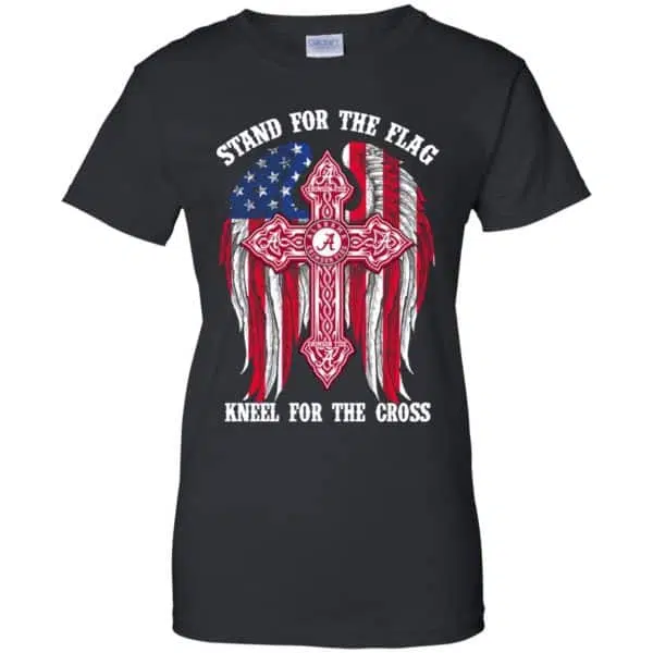 Alabama Crimson Tide: Stand For The Flag Kneel For The Cross Shirt, Hoodie, Tank 11