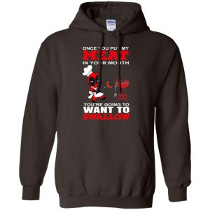 Deadpool Meat In Your Mouth You're Going To Want To Swallow Shirt, Hoodie, Tank 20