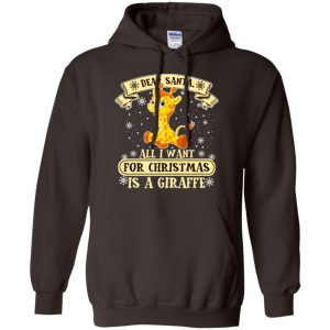 Dear Santa All I Want For Christmas Is A Giraffe T-Shirts, Hoodie, Sweater 20