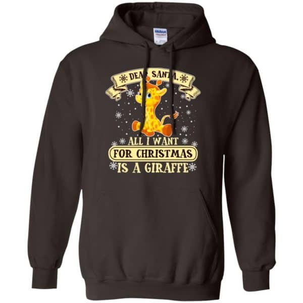 Dear Santa All I Want For Christmas Is A Giraffe T-Shirts, Hoodie ...