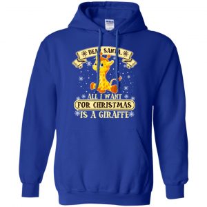 Dear Santa All I Want For Christmas Is A Giraffe T-Shirts, Hoodie, Sweater 21