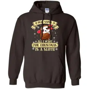 Dear Santa All I Want For Christmas Is A Sloth T-Shirts, Hoodie, Sweater 20