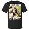 Dicks Out For Harambe Shirt, Hoodie, Tank 2