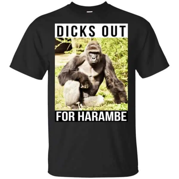 Dicks Out For Harambe Shirt, Hoodie, Tank 3