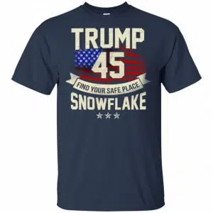 Donald Trump 45 Find Your Safe Place Snowflake Shirt, Hoodie, Tank 17