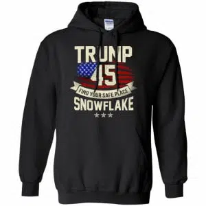 Donald Trump 45 Find Your Safe Place Snowflake Shirt, Hoodie, Tank 18