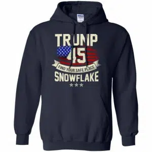 Donald Trump 45 Find Your Safe Place Snowflake Shirt, Hoodie, Tank 19