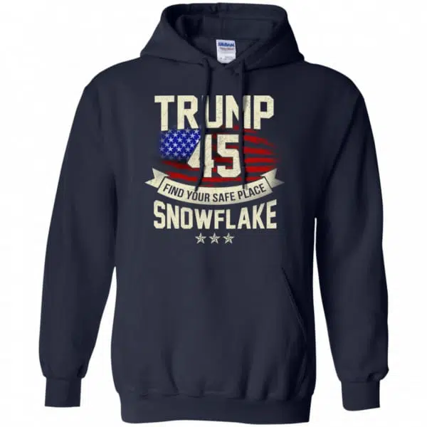 Donald Trump 45 Find Your Safe Place Snowflake Shirt, Hoodie, Tank 8