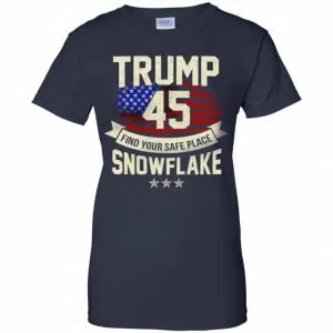 Donald Trump 45 Find Your Safe Place Snowflake Shirt, Hoodie, Tank 24