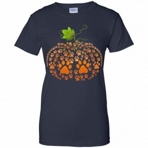 Cat Paw Print Pumpkin Halloween Shirt, Hoodie, Tank 24