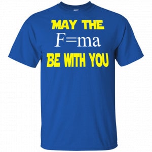 May The Mass Times Acceleration Be With You Shirt, Hoodie, Tank 16