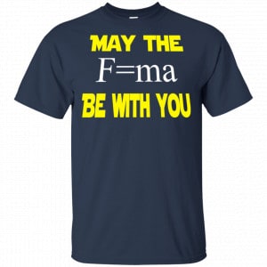 May The Mass Times Acceleration Be With You Shirt, Hoodie, Tank 17