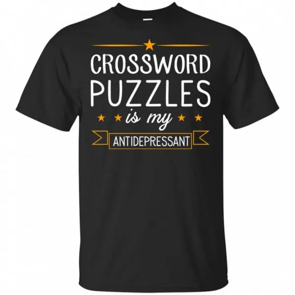 Crossword Puzzles Is My Antidepressant Gaming Shirt, Hoodie, Tank 3