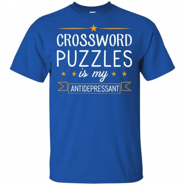 Crossword Puzzles Is My Antidepressant Gaming Shirt, Hoodie, Tank 5